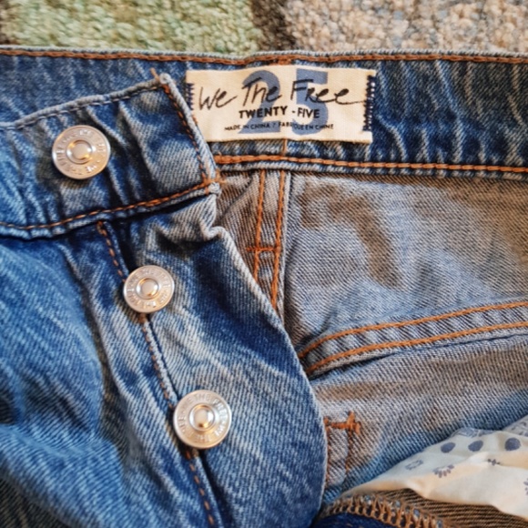 Free People RARE! Bombay jeans sz 25 BNWOT - Picture 8 of 13